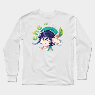 Venti ehe ~ Genshin Impact Long Sleeve T-Shirt